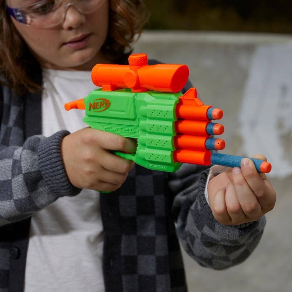 Nerf -  Elite 2.0 Face Off Target Set Includes 2 Toy Foam Dart Blasters & Target & 12 Nerf Elite Darts