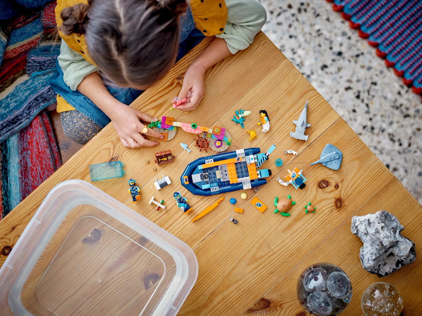 LEGO 60377 Explorer Diving Boat - City