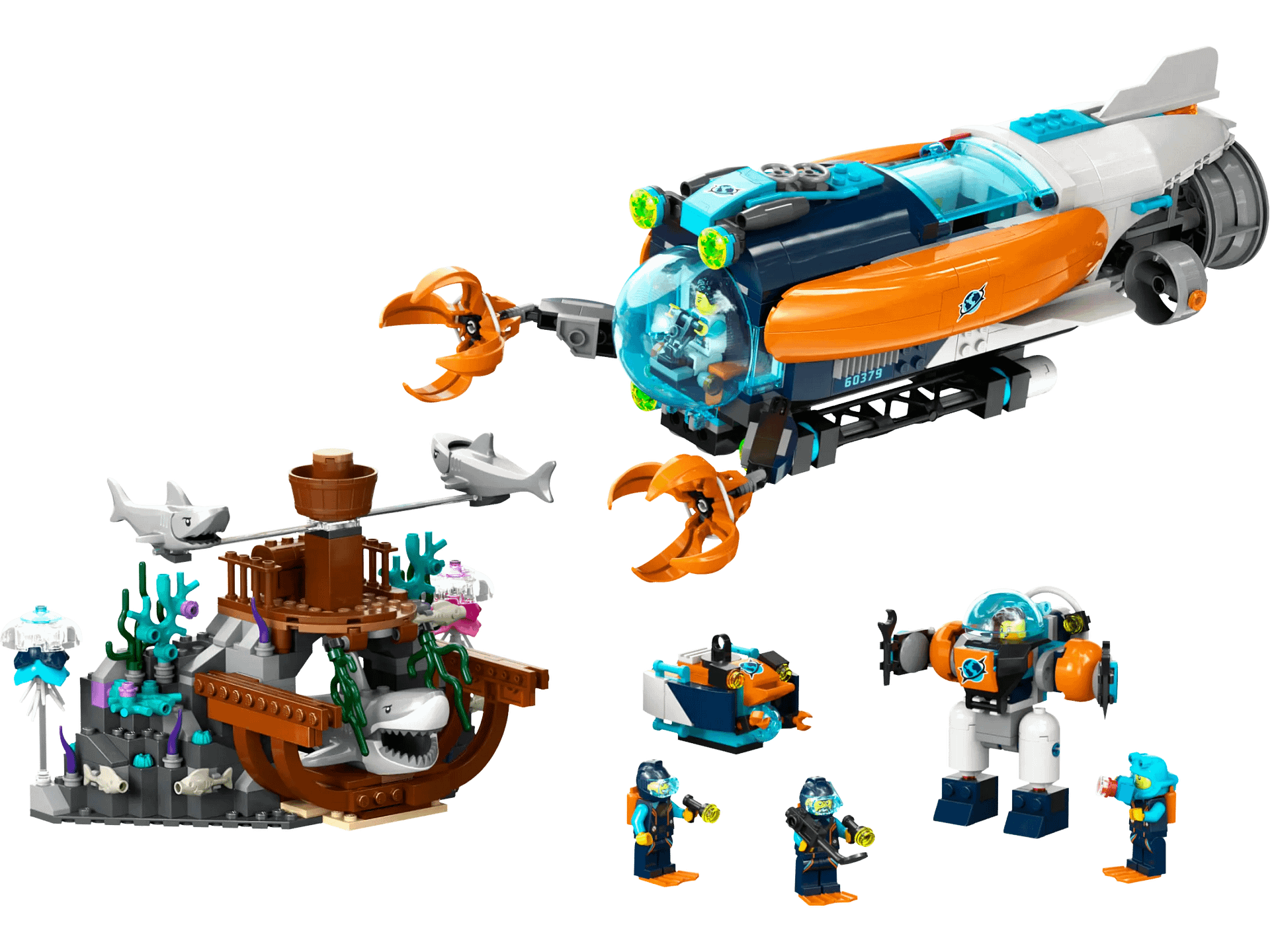 LEGO 60379 Deep-Sea Explorer Submarine - City