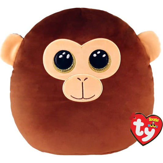 Ty - Squish-a-boos - Dunston Monkey Squishy Beanies Large 14-inch