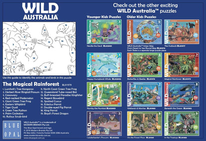 Blue Opal - Wild Australia Magical Rainforest Jigsaw Puzzle 150 Pieces