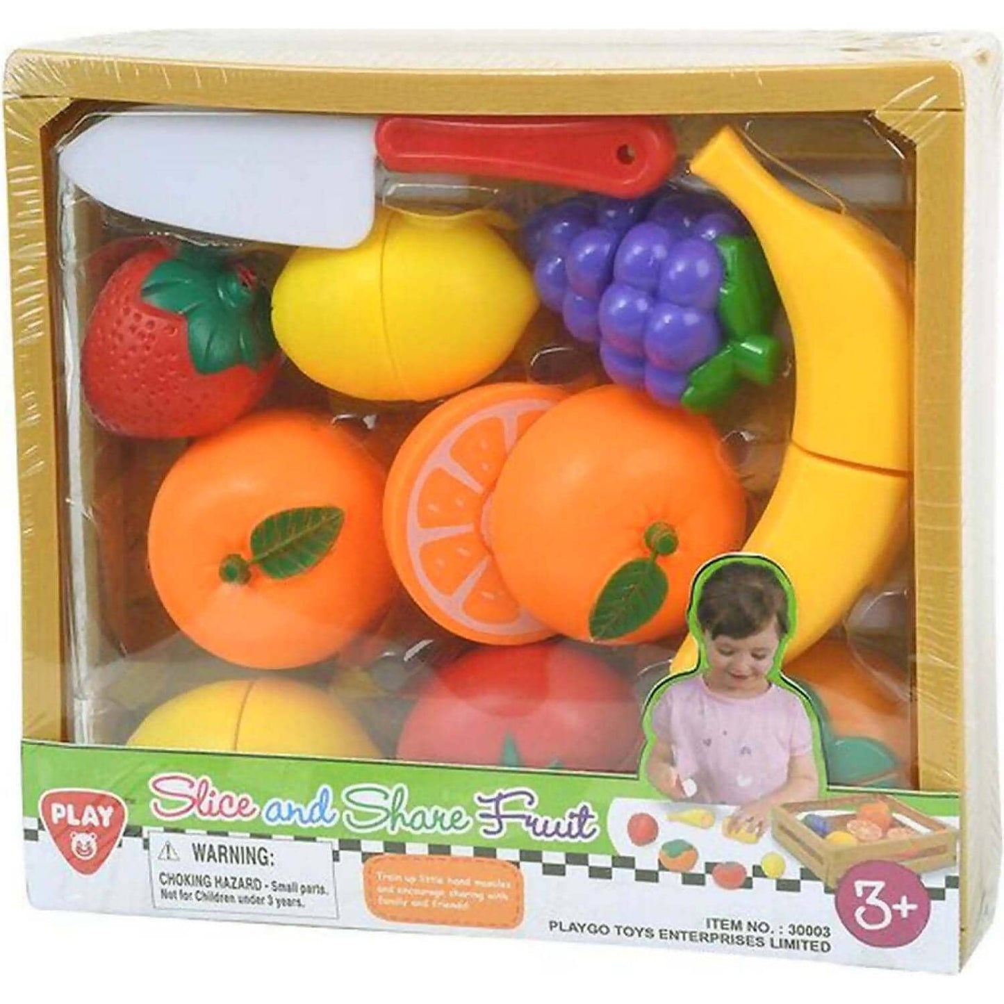 Playgo Toys Ent. Ltd  -  Slice And Share Fruit 11 Piece