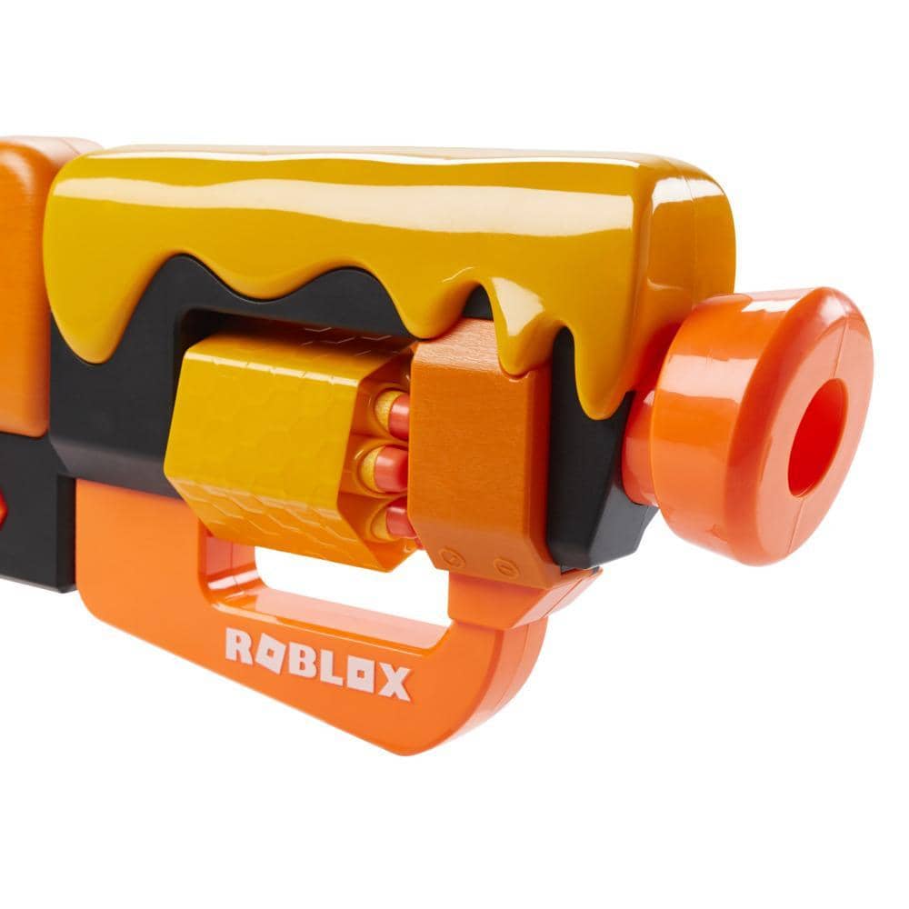 Nerf -  Roblox Adopt Me! - Bees! Lever Action Blaster 8 Nerf Elite Darts Code To Unlock In-game Virtual Item