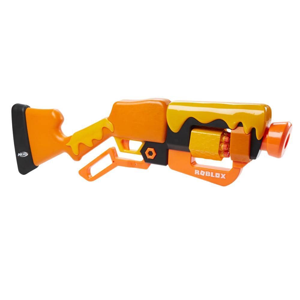 Nerf -  Roblox Adopt Me! - Bees! Lever Action Blaster 8 Nerf Elite Darts Code To Unlock In-game Virtual Item