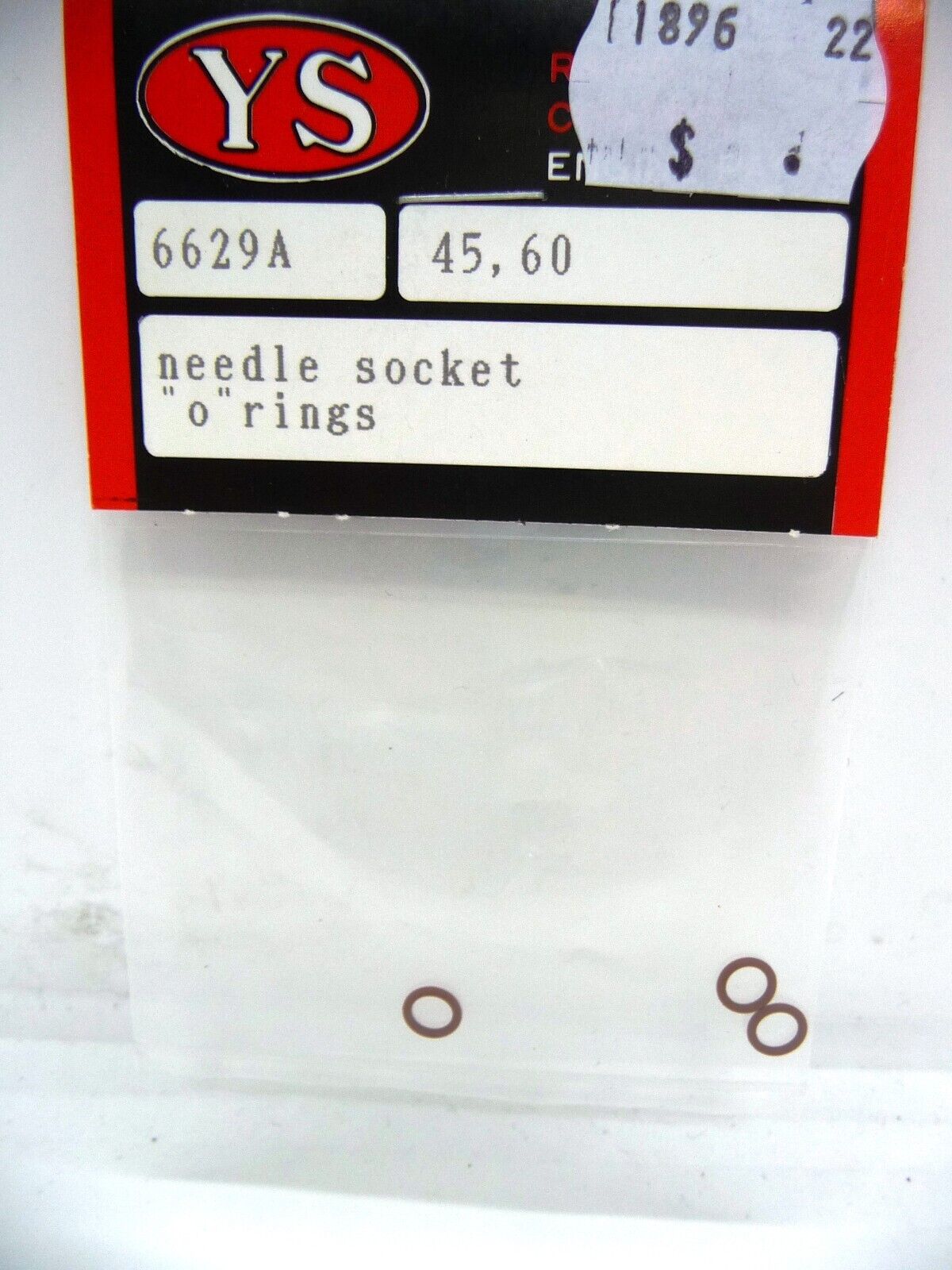 6629A YS ENGINE PART NEEDLE SOCKET O RINGS 45 – Toys and Hobbys Australia