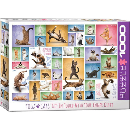 Eurographics - Yoga Cats - Jigsaw Puzzle 1000 Pieces