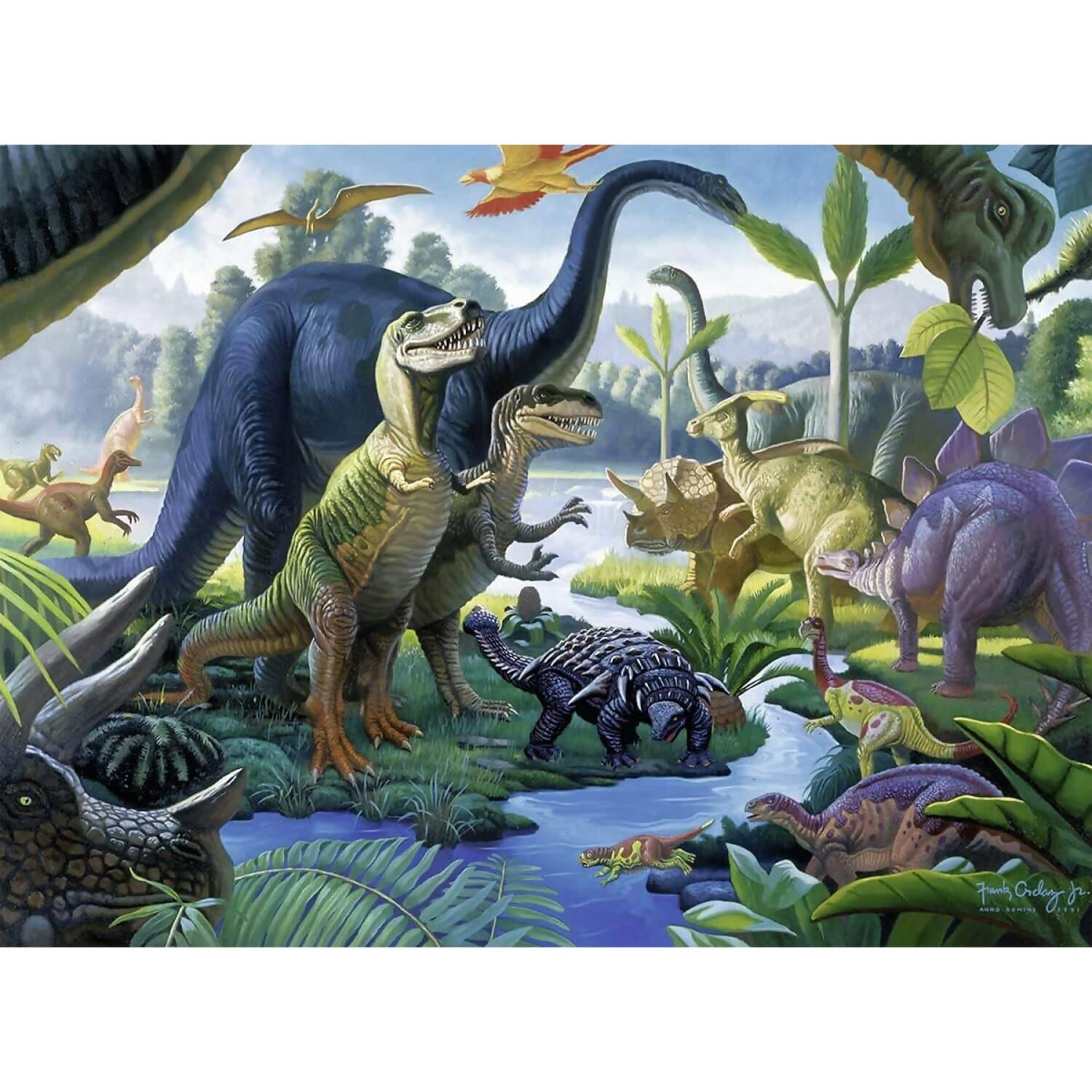Ravensburger - Land Of The Giants Jigsaw Puzzle Xxl 100 Pieces