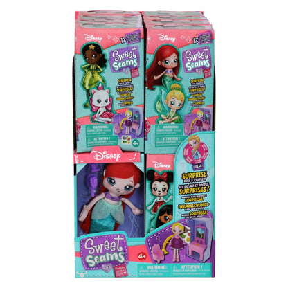 Disney -  Sweet Seams - Single Surprise Doll & Playset Pack  Assorted