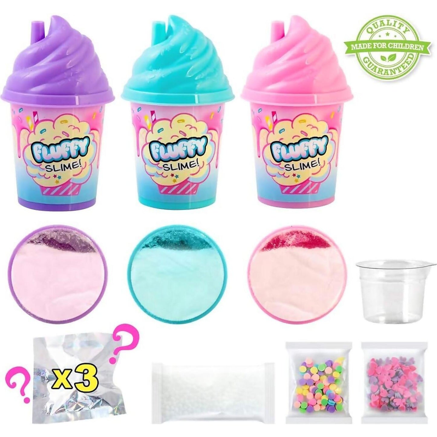 So Slime -  Diy - Fluffy Pop Shaker 3pk
