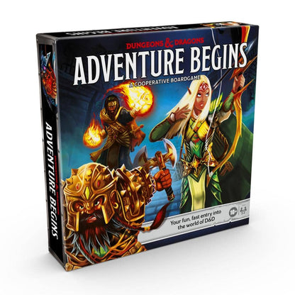Dungeons & Dragons -  Adventure Begins Cooperative Fantasy Board Game  Hasbro