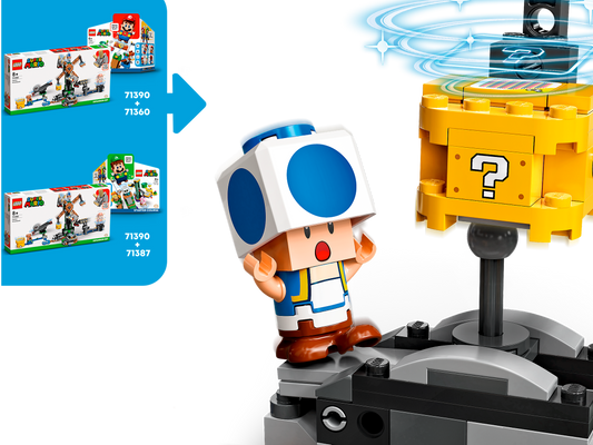 LEGO 71390 Reznor Knockdown Expansion Set - Super Mario