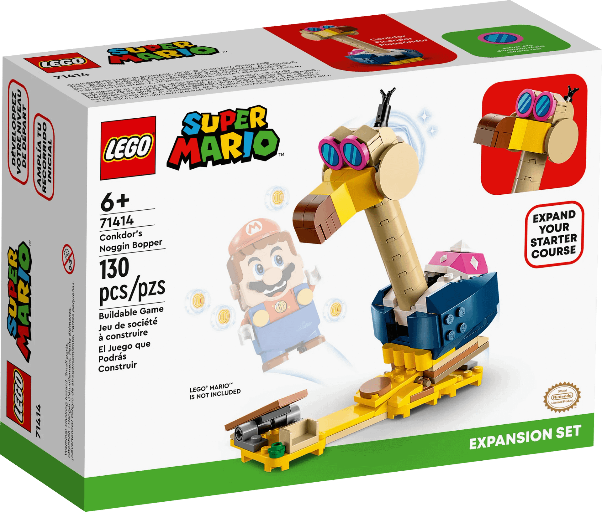 LEGO 71414 Conkdor's Noggin Bopper Expansion Set - Super Mario