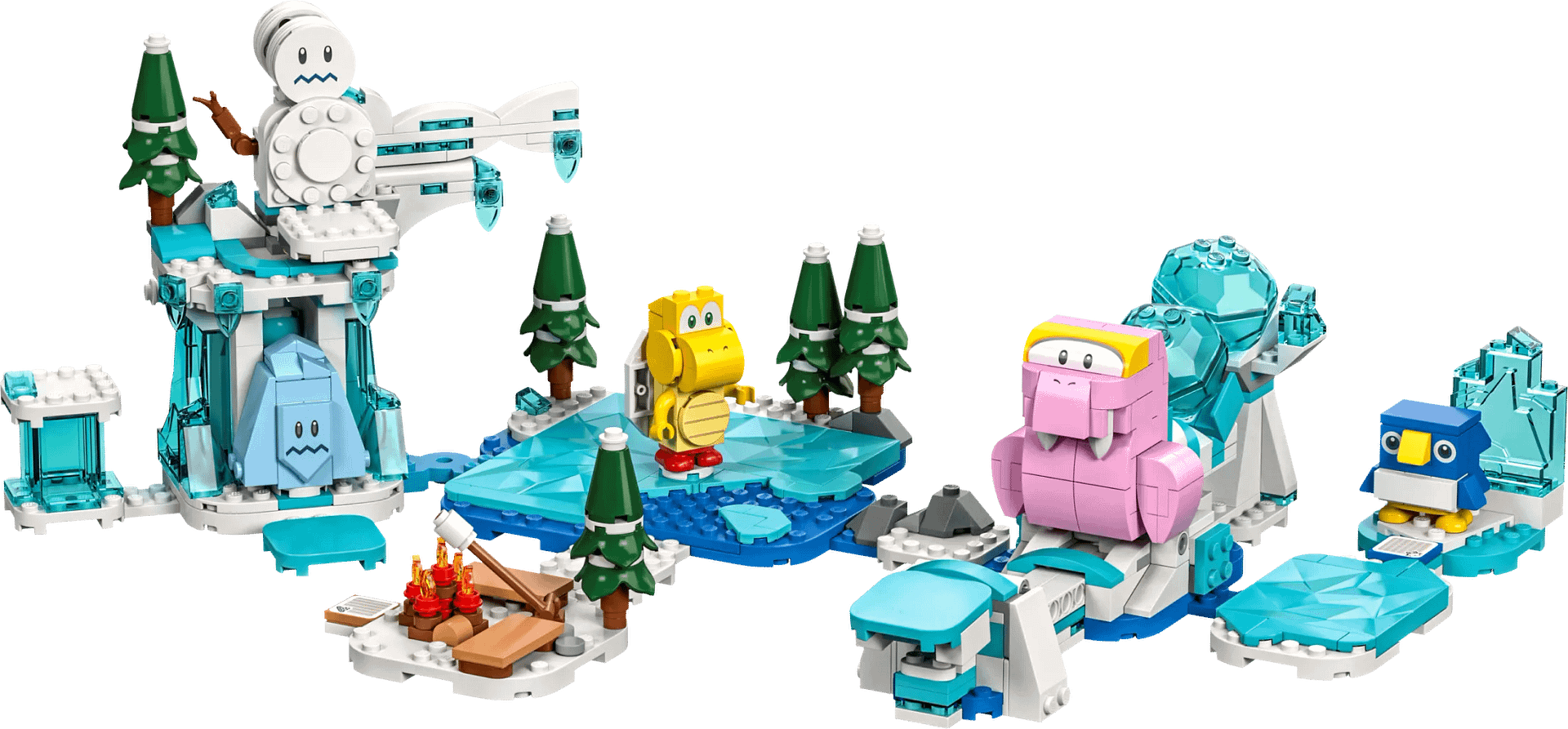 LEGO 71417 Fliprus Snow Adventure Expansion Set - Super Mario