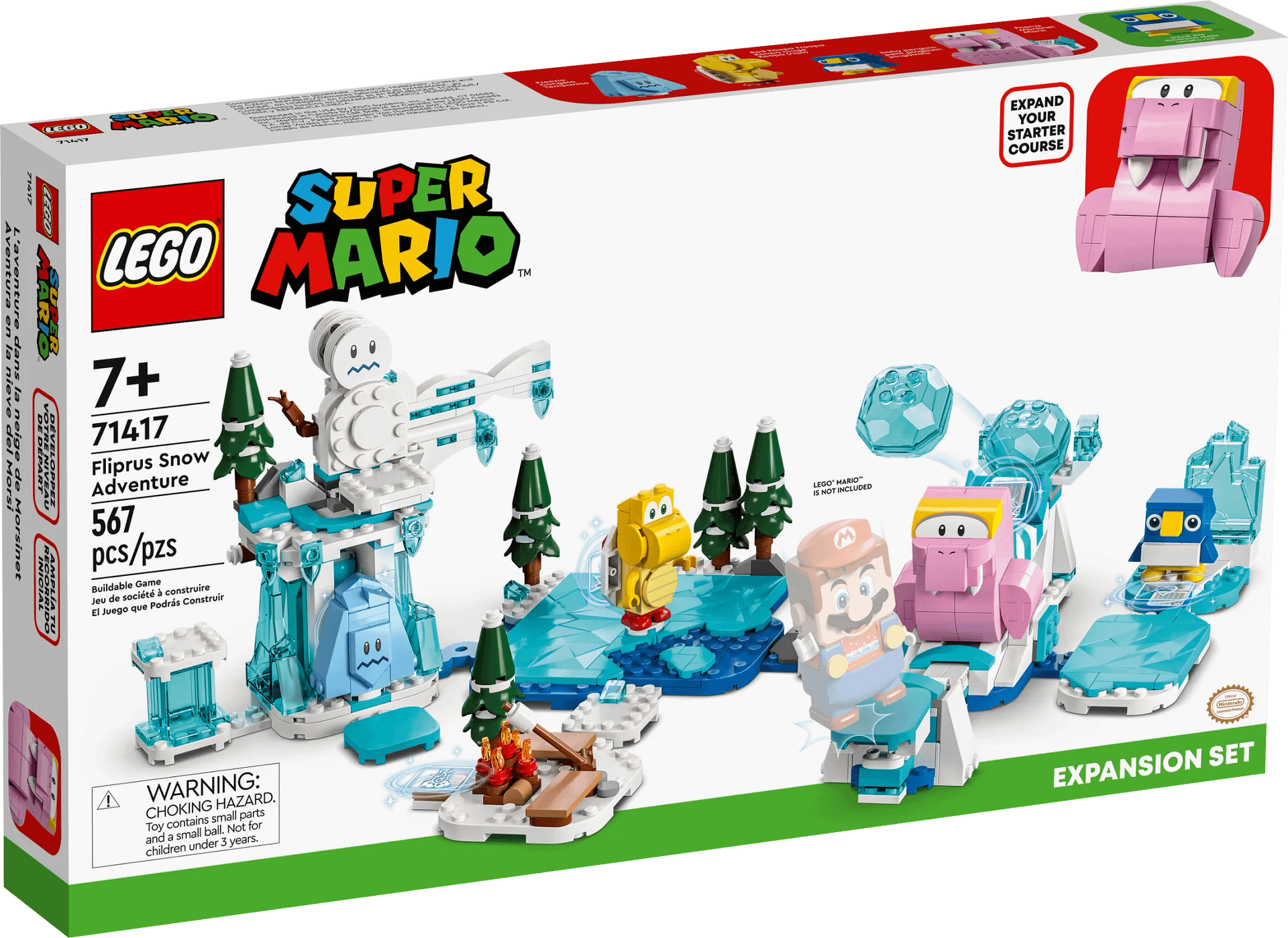 LEGO 71417 Fliprus Snow Adventure Expansion Set - Super Mario