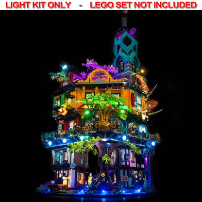 Light My Bricks - LIGHT KIT for LEGO Ninjago City Gardens 71741