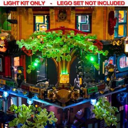 Light My Bricks - LIGHT KIT for LEGO Ninjago City Gardens 71741