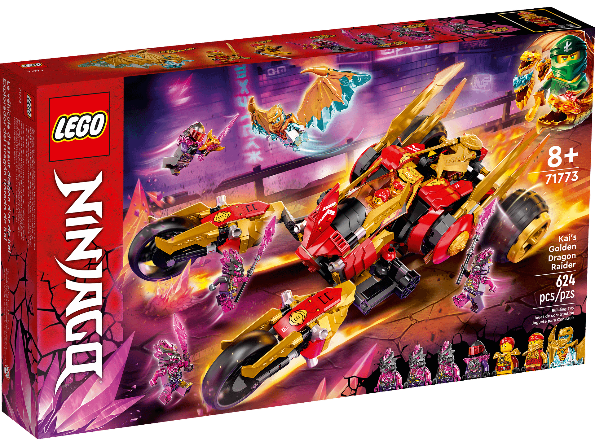 LEGO 71773 Kai s Golden Dragon Raider - Ninjago
