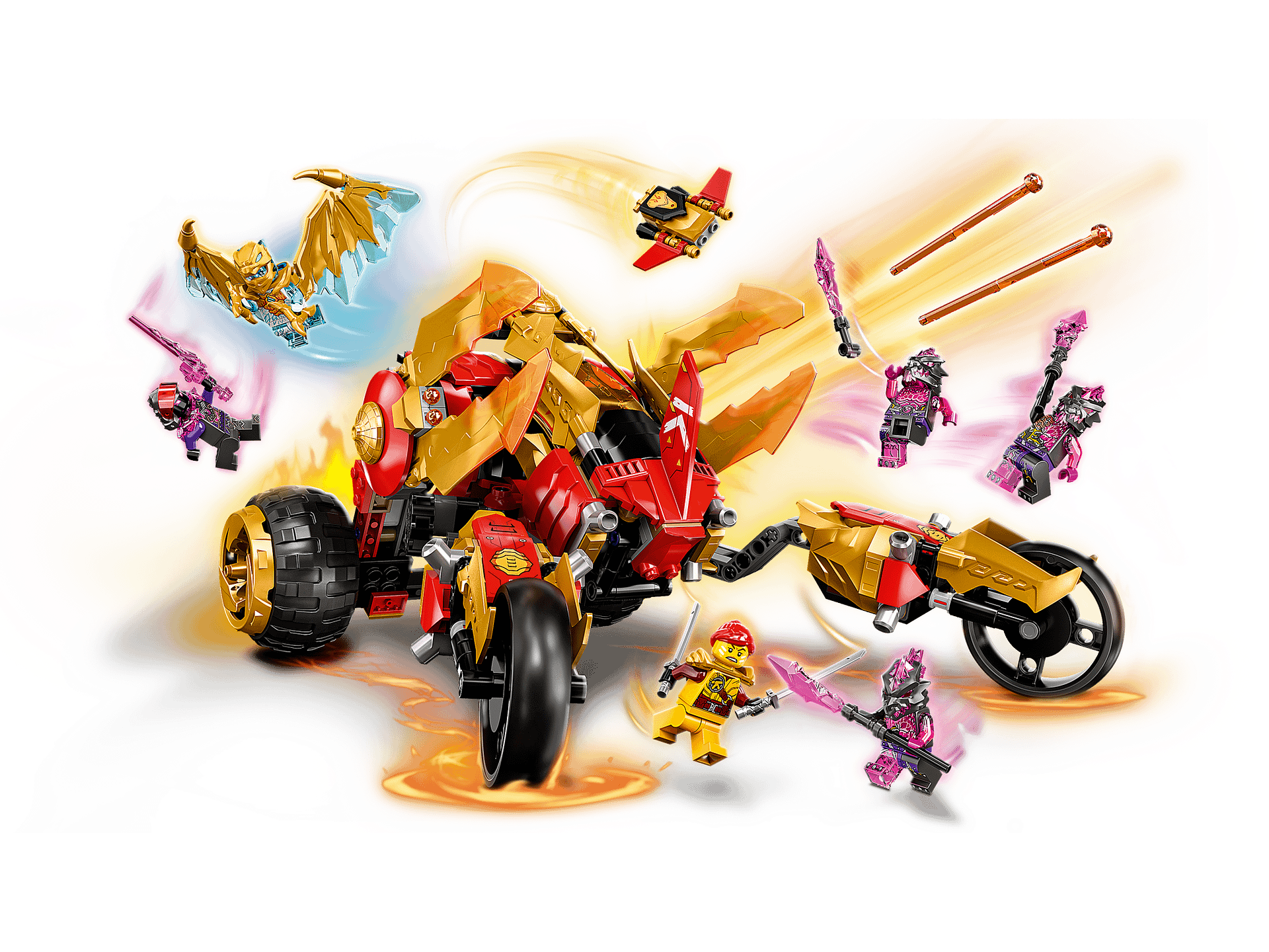 LEGO 71773 Kai s Golden Dragon Raider - Ninjago