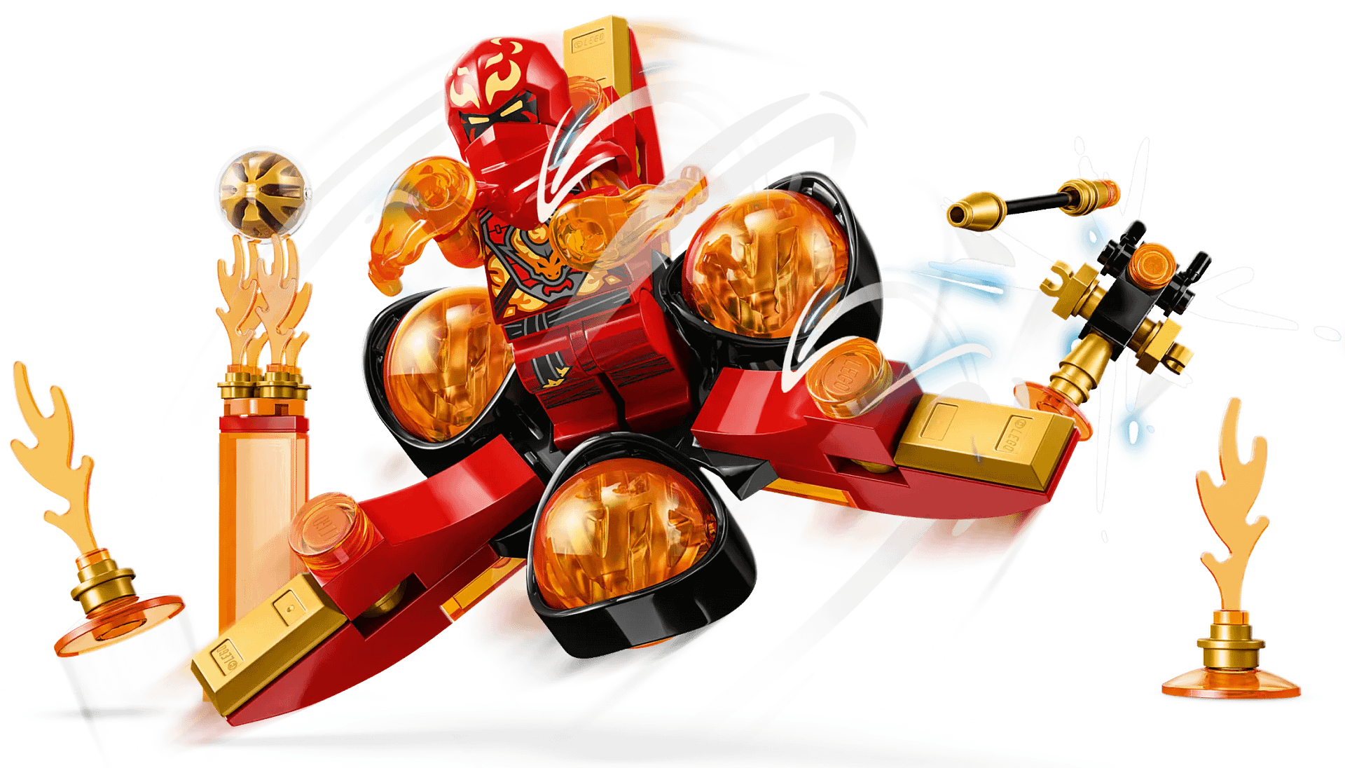 LEGO 71777 Kai s Dragon Power Spinjitzu Flip - Ninjago