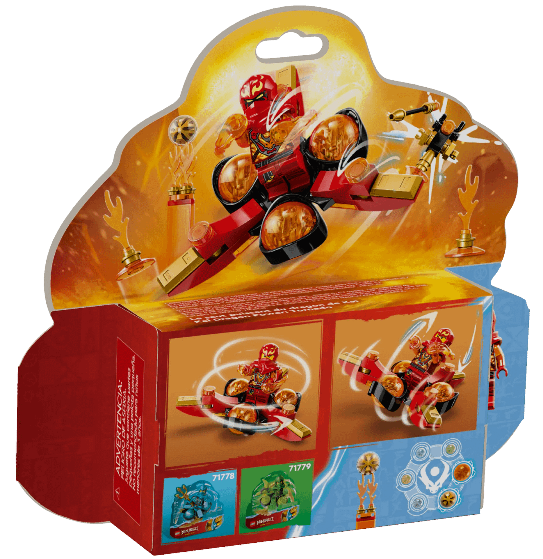LEGO 71777 Kai s Dragon Power Spinjitzu Flip - Ninjago