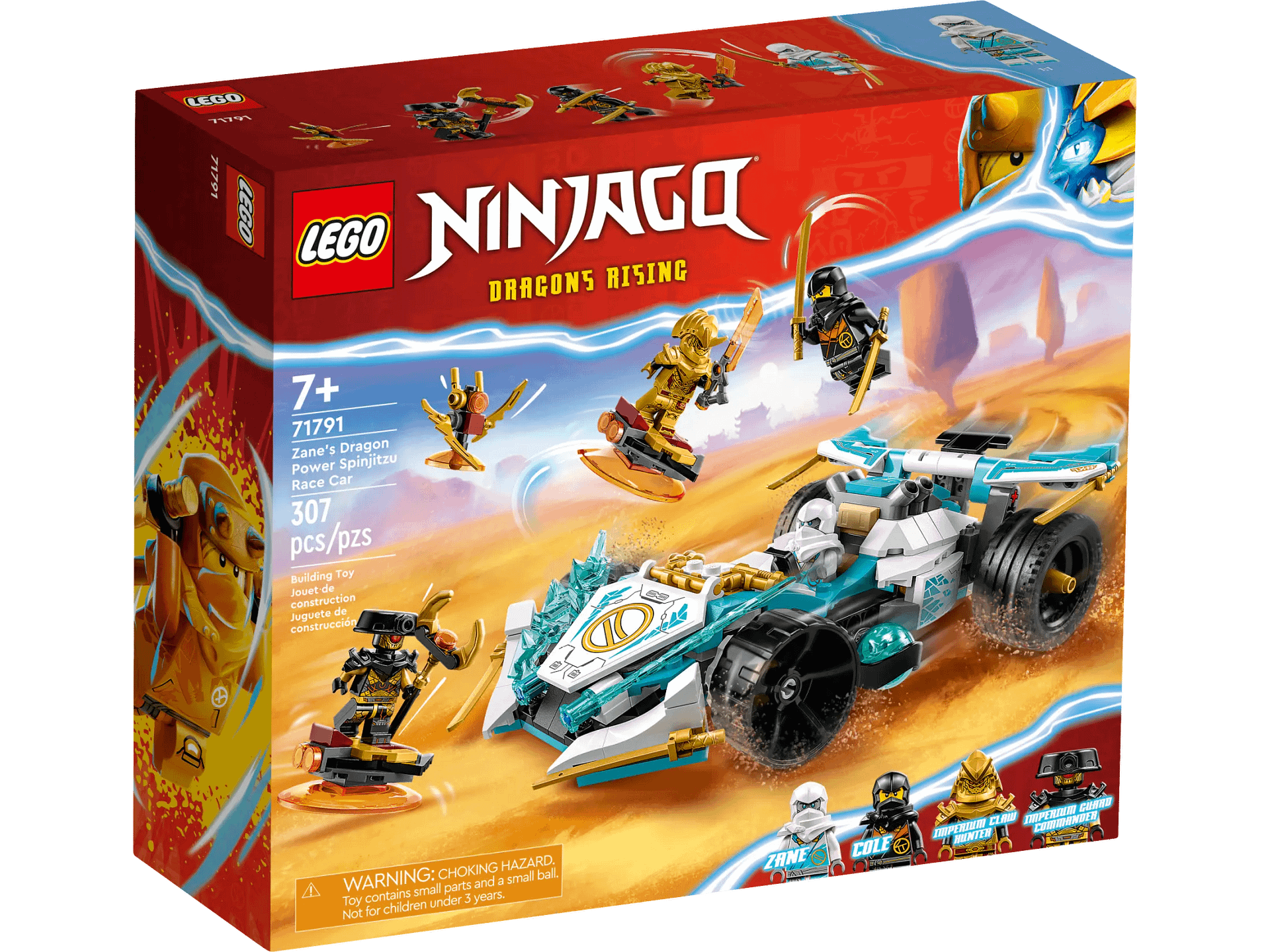 LEGO 71791 Zane s Dragon Power Spinjitzu Race Car - Ninjago