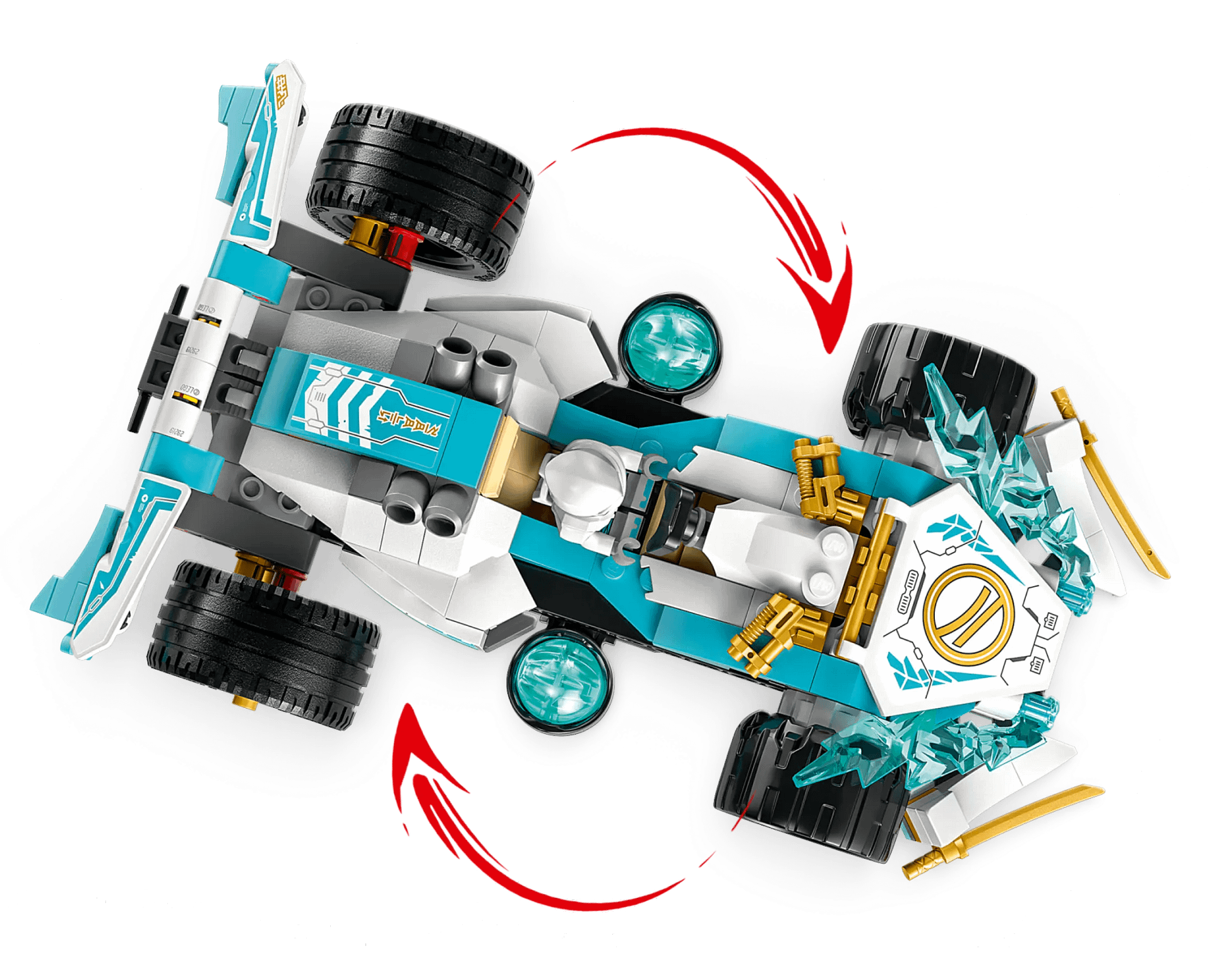LEGO 71791 Zane s Dragon Power Spinjitzu Race Car - Ninjago