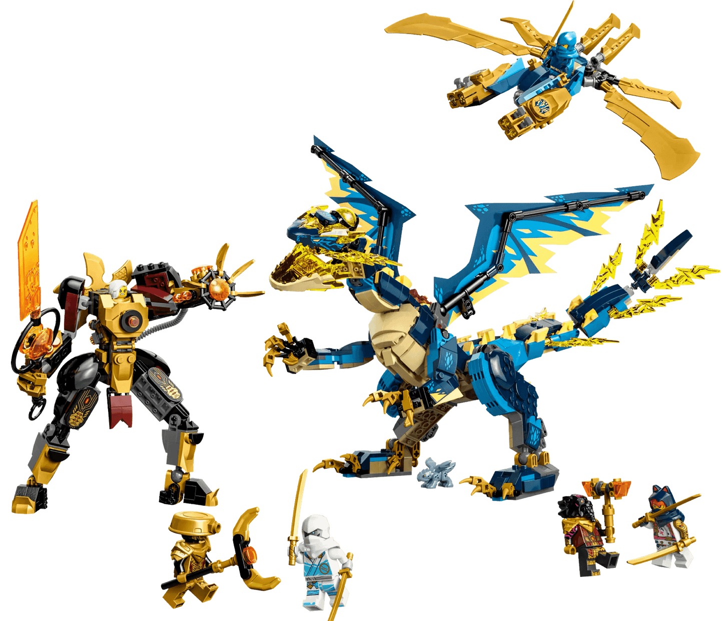LEGO 71796 Elemental Dragon vs. The Empress Mech - Ninjago