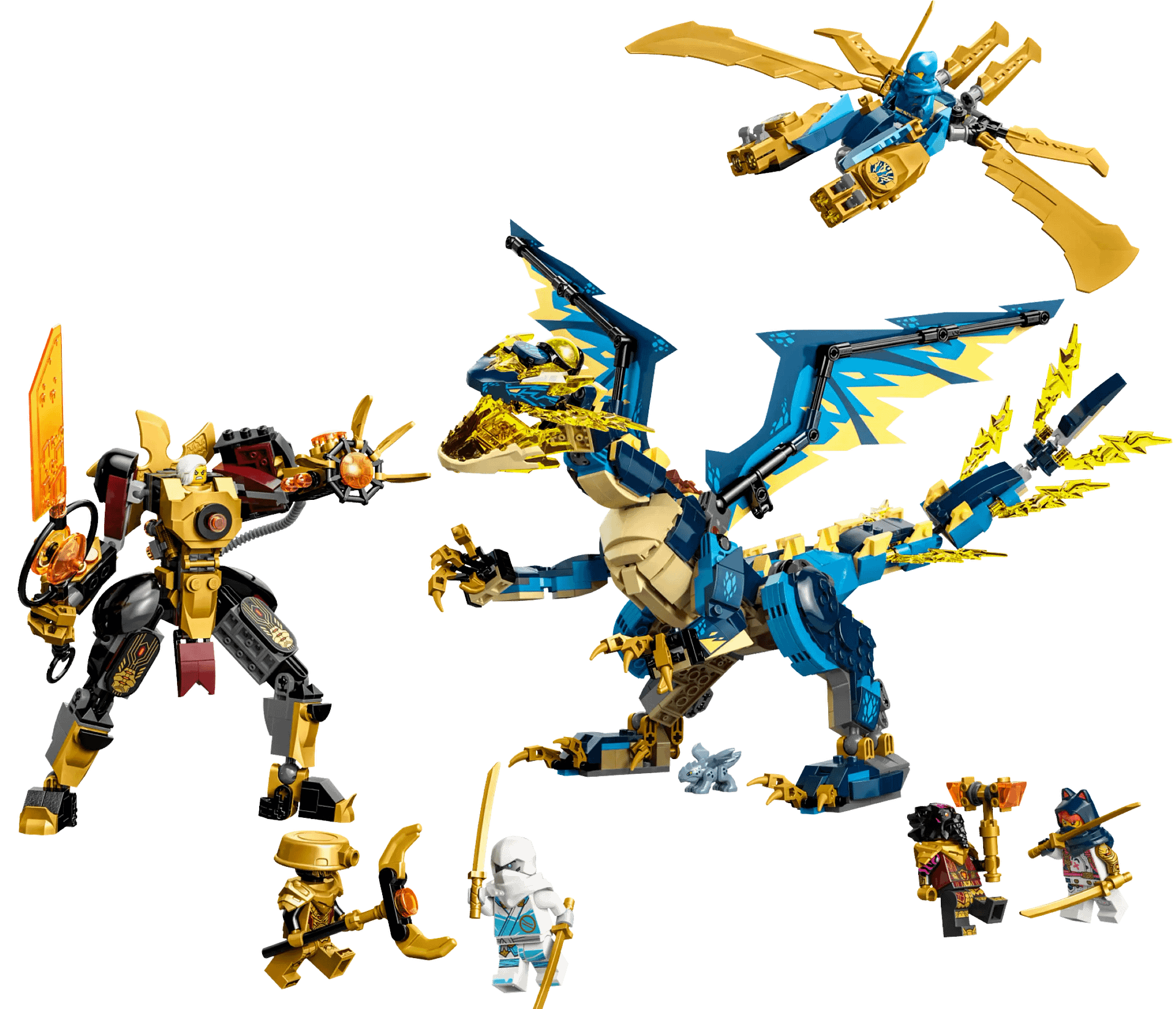 LEGO 71796 Elemental Dragon vs. The Empress Mech - Ninjago