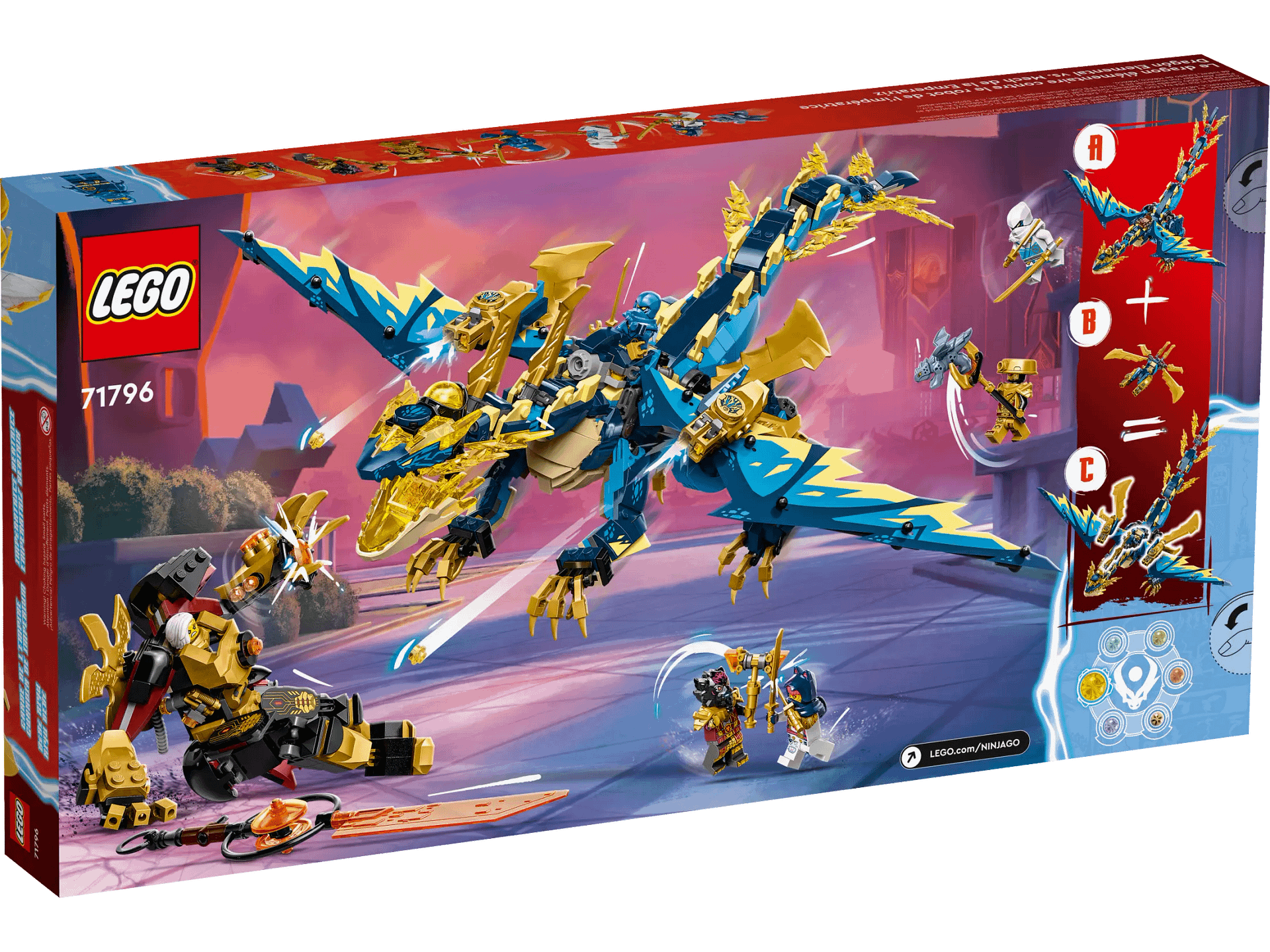 LEGO 71796 Elemental Dragon vs. The Empress Mech - Ninjago