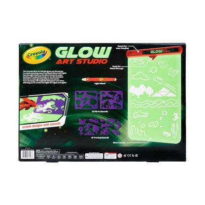 Crayola -  Glow Art Studio Glow in the Dark Canvas
