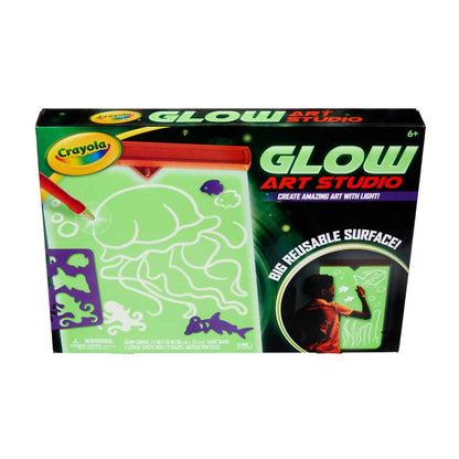 Crayola -  Glow Art Studio Glow in the Dark Canvas