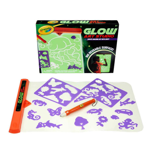 Crayola -  Glow Art Studio Glow in the Dark Canvas