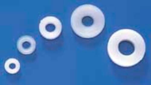 DUBRO -  1:4-20 NYLON FLAT WASHER QTY8  639