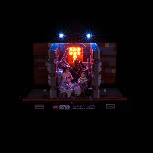Light My Bricks - LIGHT KIT for LEGO Death Star Trash Compactor Diorama 75339