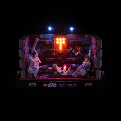 Light My Bricks - LIGHT KIT for LEGO Death Star Trash Compactor Diorama 75339