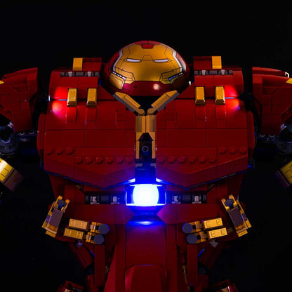 Light My Bricks - LIGHT KIT for LEGO Hulkbuster 76210