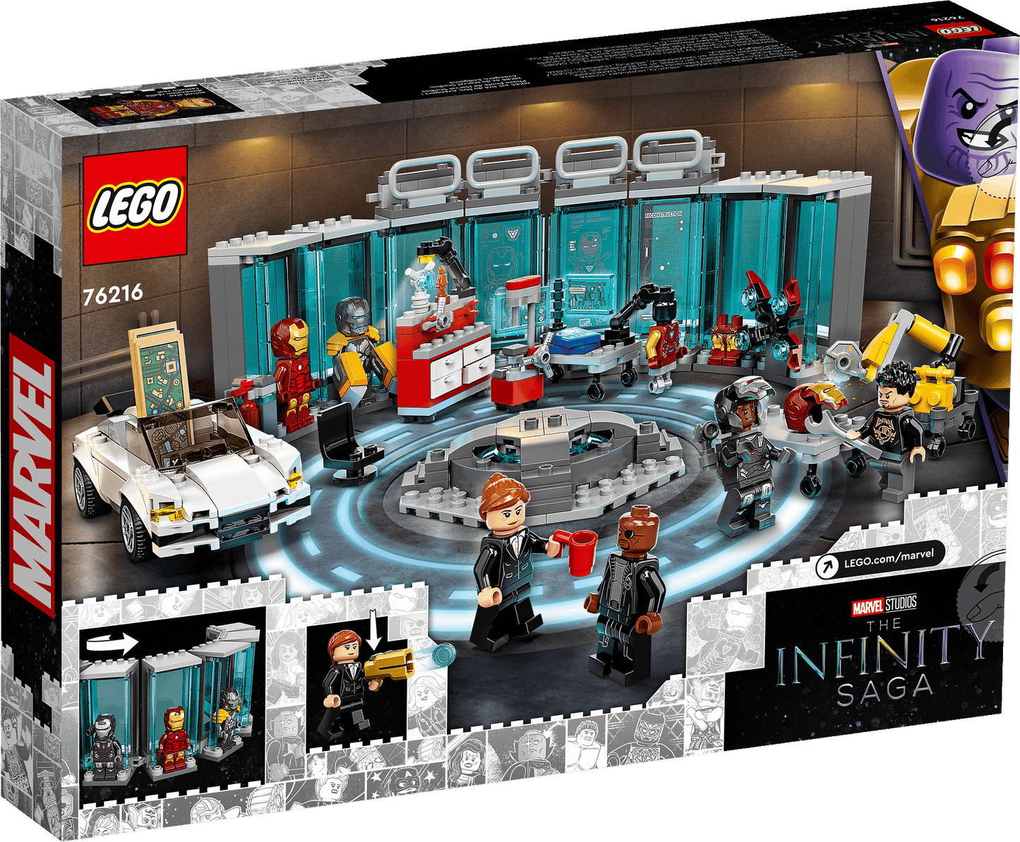 LEGO 76216 Iron Man Armoury - Marvel Super Heroes