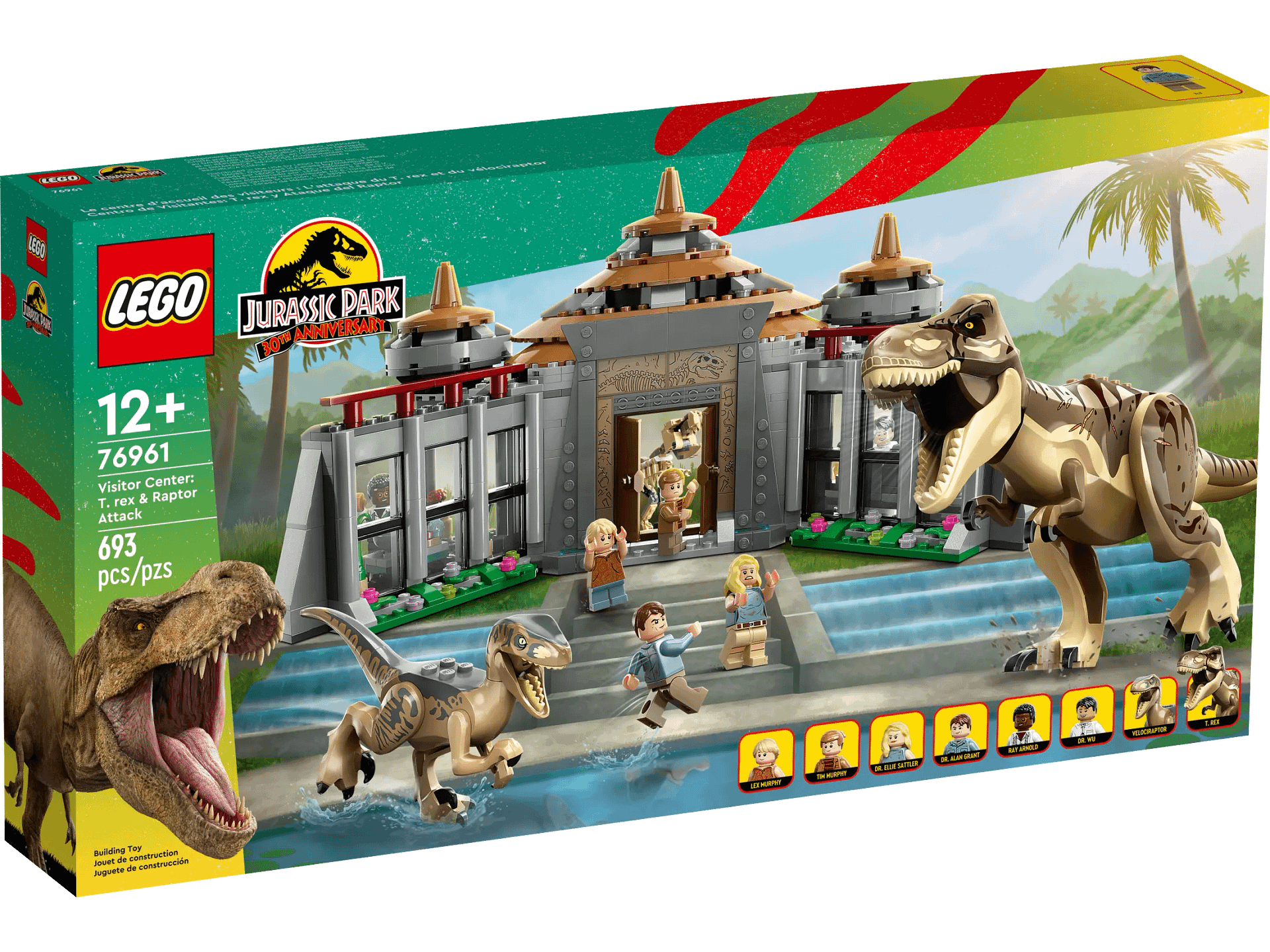 LEGO 76961 Visitor Center: T. rex & Raptor Attack - Jurassic World