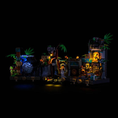 Light My Bricks - Light Kit For LEGO Indiana Jones Temple of the Golden Idol 77015