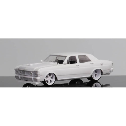 DDA Collectibles -  1:24 Scale - Ford Falcon XW GTHO Custom Slammed Sealed Body Opening Bonnet with Engine - Plastic Diecast Model Kit