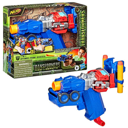 Nerf -  Transformers Rise Of The Beasts 2-in-1 Optimus Prime Blaster Hasbro