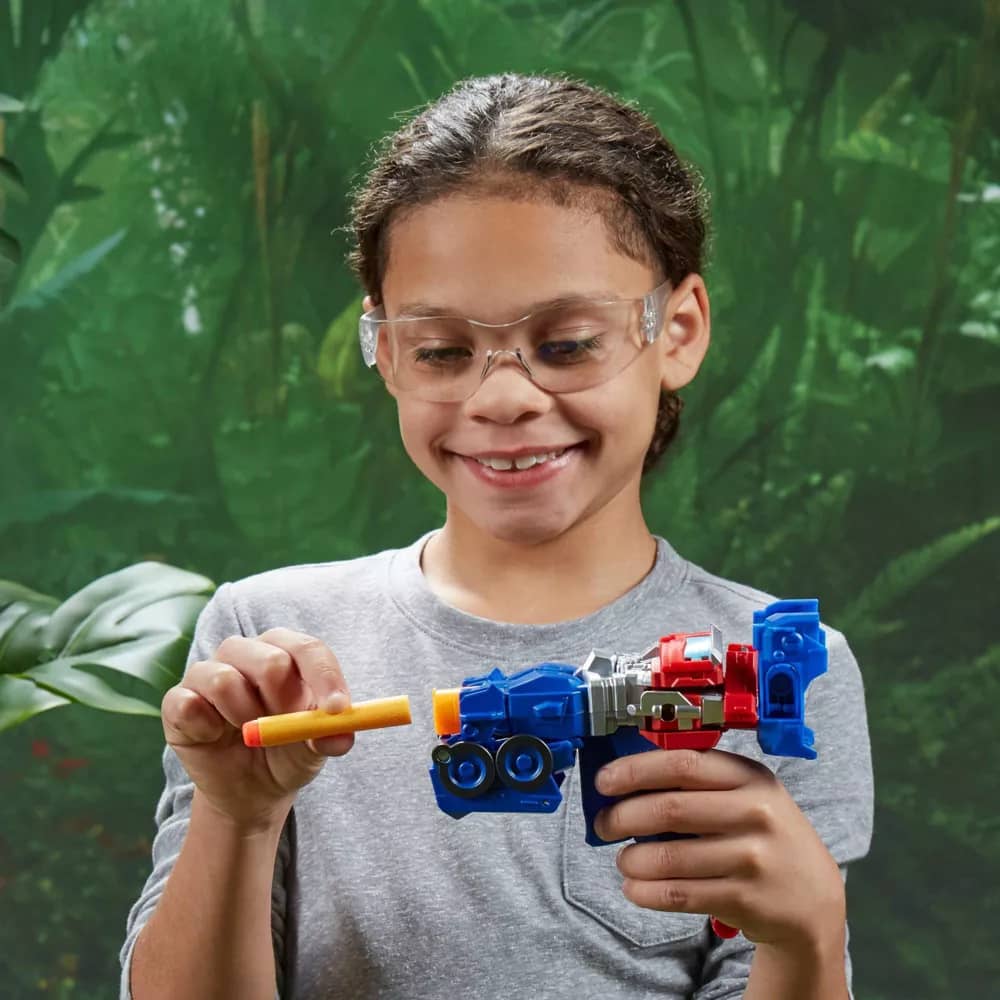 Nerf -  Transformers Rise Of The Beasts 2-in-1 Optimus Prime Blaster Hasbro