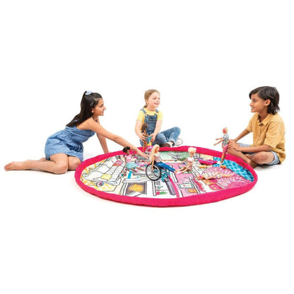 Barbie -  Play Pouch Toy Storage Bag & Mat