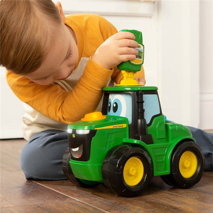 John Deere -  Kids - Key-n-go Johnny Tractor With 15 Interactive Ways To Play - Tomy