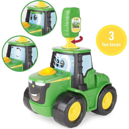John Deere -  Kids - Key-n-go Johnny Tractor With 15 Interactive Ways To Play - Tomy