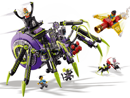 LEGO 80022 Spider Queen's Arachnoid Base - Monkie Kid