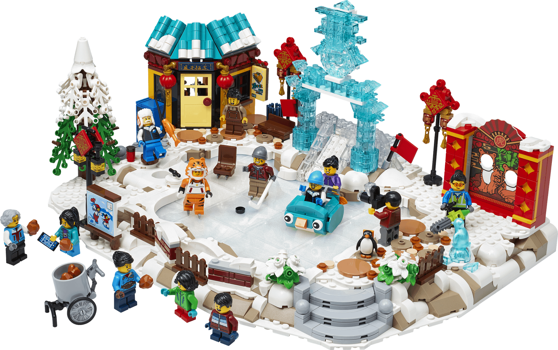 LEGO 80109 Lunar New Year Ice Festival - Chinese Traditional Festivals