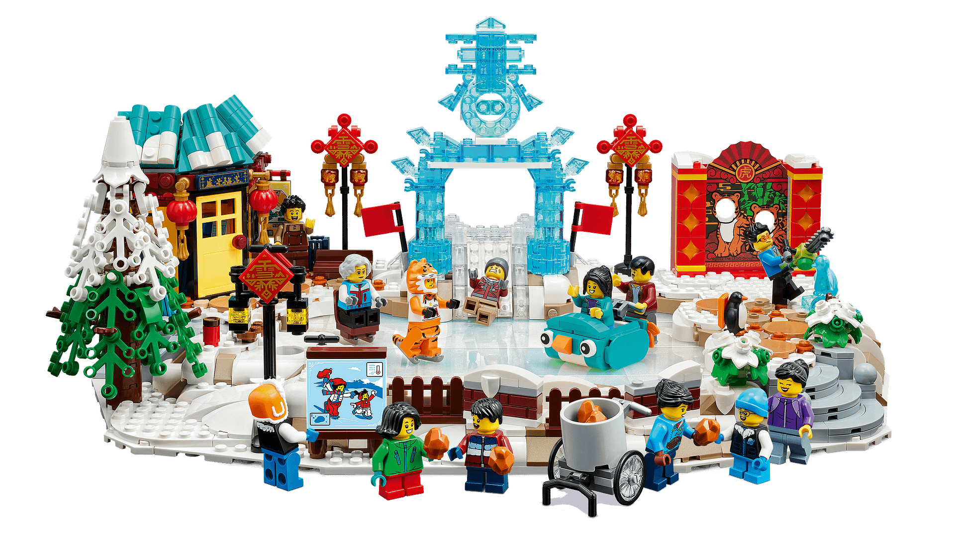 LEGO 80109 Lunar New Year Ice Festival - Chinese Traditional Festivals