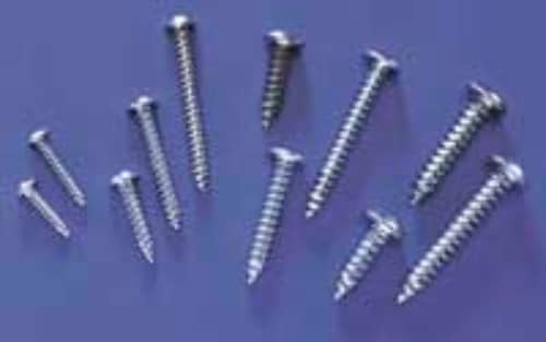 DUBRO -  2X 3/8 BUTTON HEAD METAL SCREW  525