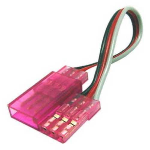 TY1 -  SERVO EXTENSION LEAD 600MM PINK TY405460P 60 STRAND GOLD PIN